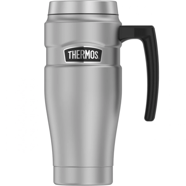 Stainless King Vacuum Insulated Stainless Steel Mug, 16Oz, Matte Rustic Red
