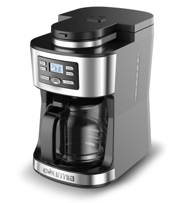 12-Cup Grind & Brew Coffee Maker with Integrated Grinder Black, New