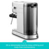 Cm5418-20Cups Silver Stainless Steel Espresso Machine with Milk Frother
