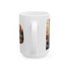 Cozy Cabin Ceramic Mug, Rustic Coffee Cup, Mountain View Mug, Firewood Design Mug, Perfect Gift for Nature Lovers