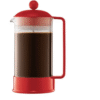 Bodum Brazil French Press Coffee Maker with Borosilicate Glass Carafe, 34 Ounce, Black
