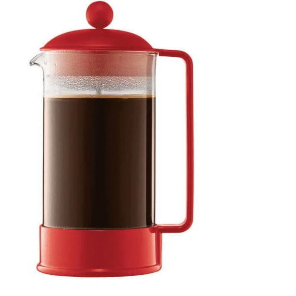 Bodum Brazil French Press Coffee Maker with Borosilicate Glass Carafe, 34 Ounce, Black