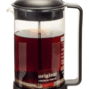 Bodum Brazil French Press Coffee Maker with Borosilicate Glass Carafe, 34 Ounce, Black