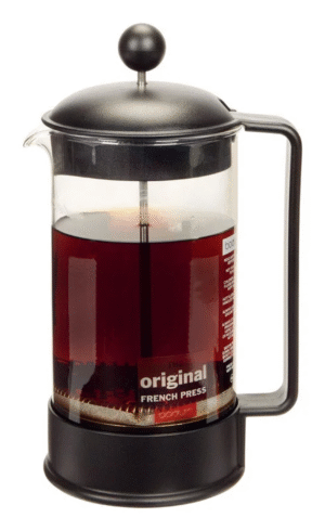 Bodum Brazil French Press Coffee Maker with Borosilicate Glass Carafe, 34 Ounce, Black