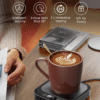 Mug Warmer - 40W Coffee Cup Warmer for Desk with Auto Shut Off, Smart Electric C