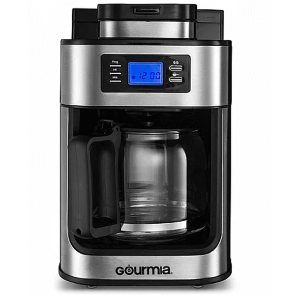 12-Cup Grind & Brew Coffee Maker with Integrated Grinder Black, New