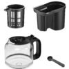 12-Cup Grind & Brew Coffee Maker with Integrated Grinder Black, New