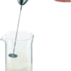 Schiuma Battery Operated Milk Frother for Coffee, Lattes, Hot Chocolate, Mocha, Cappuccino, Black