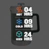 Classic Stay-Hot French Press Coffee Maker 48 Oz | 5 Minute Brew, 4 Hours Hot | Mesh Filter for Coffee Grounds | Insulated Stainless Steel French Press | Bpa-Free | Hammertone Green