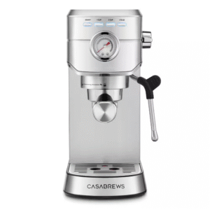 Cm5418-20Cups Silver Stainless Steel Espresso Machine with Milk Frother