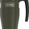 Stainless King Vacuum Insulated Stainless Steel Mug, 16Oz, Matte Rustic Red