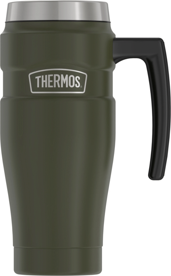 Stainless King Vacuum Insulated Stainless Steel Mug, 16Oz, Matte Rustic Red