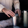 All in One French Press Coffee Maker 32 Oz | 5 Minute Brew, 4 Hours Hot | Mesh Filter for Coffee Grounds | Insulated Stainless Steel French Press | Bpa-Free | Stainless Steel Shale