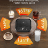 Mug Warmer - 40W Coffee Cup Warmer for Desk with Auto Shut Off, Smart Electric C