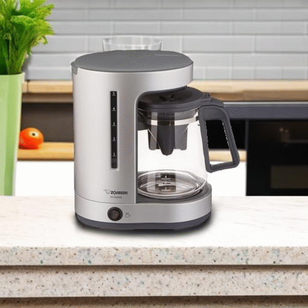 EC-DAC50 Zutto 5-Cup Drip Coffeemaker,Silver