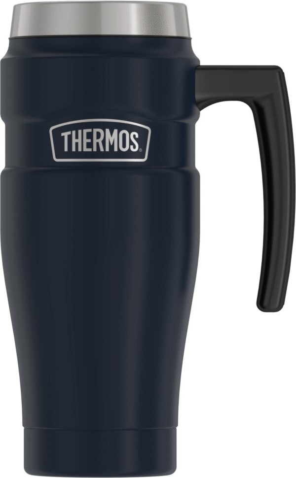 Stainless King Vacuum Insulated Stainless Steel Mug, 16Oz, Matte Rustic Red
