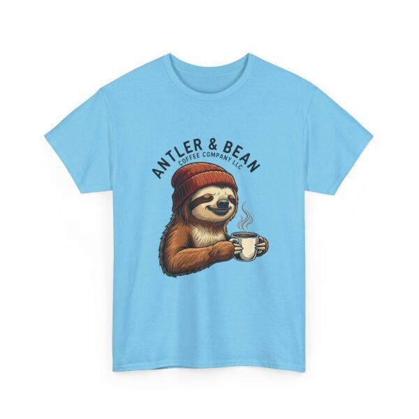 Sloth Coffee Lover Tee, Fall Apparel, Gift for Him, Unisex Graphic Shirt, Nature Lover T-Shirt, Cozy Outfit