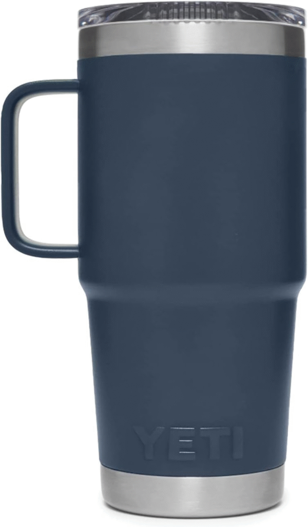 Rambler 20 Oz Travel Mug, Stainless Steel, Vacuum Insulated with Stronghold Lid