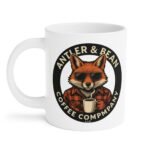 Fox with sunglasses mug Antler & Bean | Rustic Gifts for Him, Camping, Home Decor, Campfire Mug, Unique Kitchenware