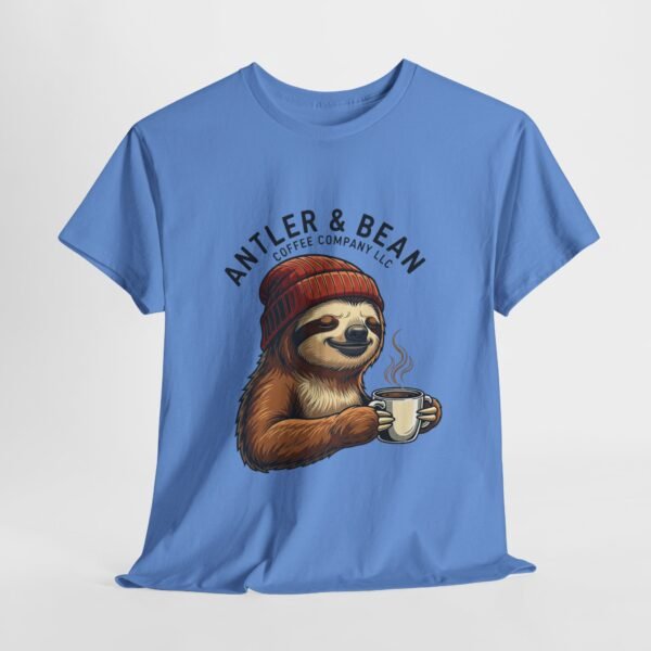 Sloth Coffee Lover Tee, Fall Apparel, Gift for Him, Unisex Graphic Shirt, Nature Lover T-Shirt, Cozy Outfit
