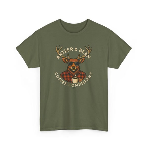 Rustic Coffee Lover Tee, Fall Apparel, Gift for Him, Unisex Graphic Shirt, Nature Lover T-Shirt, Cozy Outfit