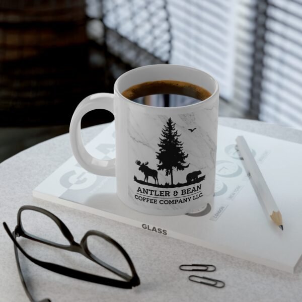 Nature-Themed Jumbo Coffee Mug for Outdoorsy Souls, Perfect Gift for Coffee Lovers, Hiking, Camping, Wildlife Decor