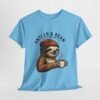 Sloth Coffee Lover Tee, Fall Apparel, Gift for Him, Unisex Graphic Shirt, Nature Lover T-Shirt, Cozy Outfit