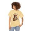 Sloth Coffee Lover Tee, Fall Apparel, Gift for Him, Unisex Graphic Shirt, Nature Lover T-Shirt, Cozy Outfit