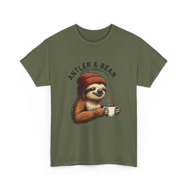 Sloth Coffee Lover Tee, Fall Apparel, Gift for Him, Unisex Graphic Shirt, Nature Lover T-Shirt, Cozy Outfit