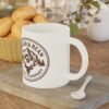 Black Bear with sunglasses mug Antler & Bean | Rustic Gifts for Him, Camping, Home Decor, Campfire Mug, Unique Kitchenware