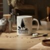 Nature-Themed Jumbo Coffee Mug for Outdoorsy Souls, Perfect Gift for Coffee Lovers, Hiking, Camping, Wildlife Decor