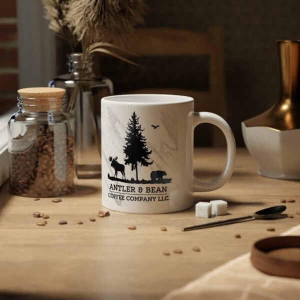 Nature-Themed Jumbo Coffee Mug for Outdoorsy Souls, Perfect Gift for Coffee Lovers, Hiking, Camping, Wildlife Decor