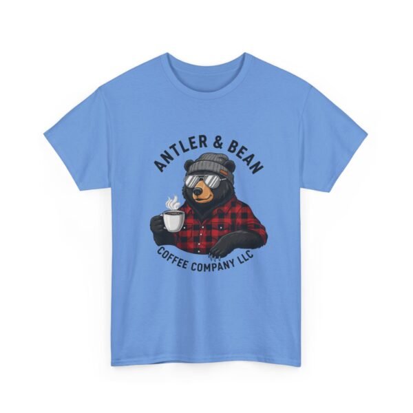 Cozy Bear Coffee Tee, Cute Graphic Tee, Coffee Lover Gift, Fall Shirt, Unisex Fashion Tee,