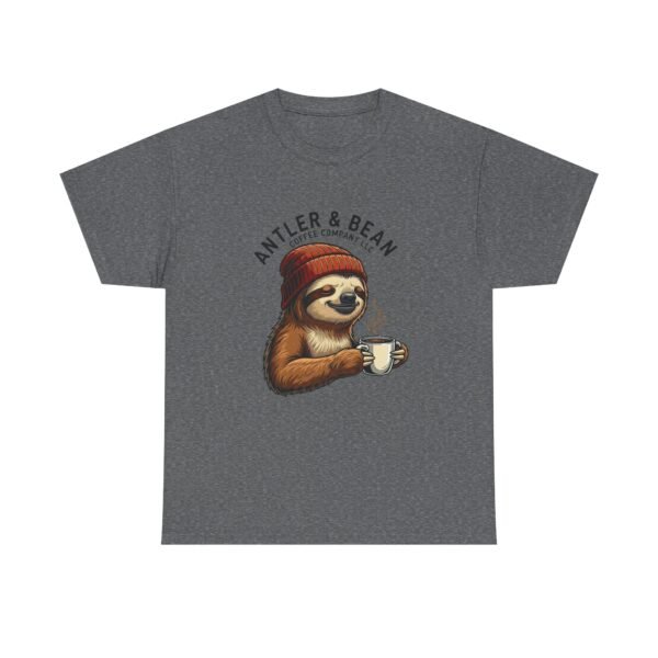 Sloth Coffee Lover Tee, Fall Apparel, Gift for Him, Unisex Graphic Shirt, Nature Lover T-Shirt, Cozy Outfit