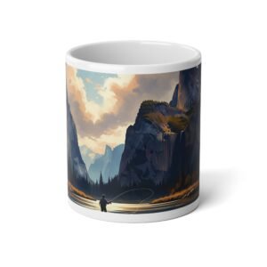 Fly Fishing Jumbo Mug, 20oz – Perfect for Coffee Lovers, Outdoor Enthusiasts, Adventure Gifts, Camping Mugs, Inspirationare