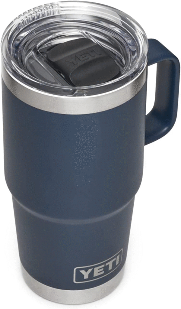 Rambler 20 Oz Travel Mug, Stainless Steel, Vacuum Insulated with Stronghold Lid