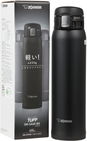 SM-SA60BA Stainless Steel Vacuum Insulated Mug, 1 Count (Pack of 1), Black, 20 Oz.