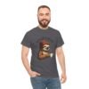 Sloth Coffee Lover Tee, Fall Apparel, Gift for Him, Unisex Graphic Shirt, Nature Lover T-Shirt, Cozy Outfit