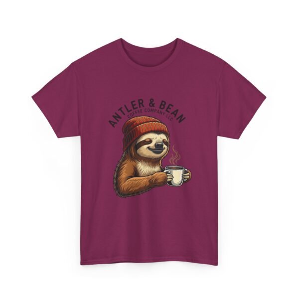 Sloth Coffee Lover Tee, Fall Apparel, Gift for Him, Unisex Graphic Shirt, Nature Lover T-Shirt, Cozy Outfit