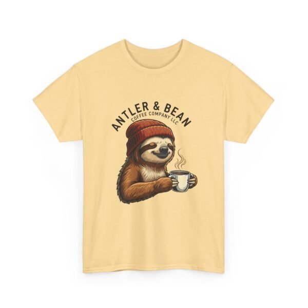 Sloth Coffee Lover Tee, Fall Apparel, Gift for Him, Unisex Graphic Shirt, Nature Lover T-Shirt, Cozy Outfit