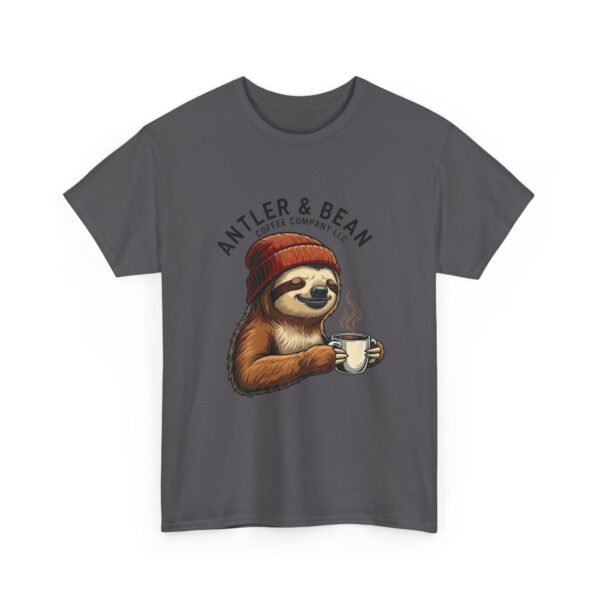 Sloth Coffee Lover Tee, Fall Apparel, Gift for Him, Unisex Graphic Shirt, Nature Lover T-Shirt, Cozy Outfit