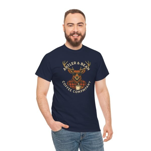 Rustic Coffee Lover Tee, Fall Apparel, Gift for Him, Unisex Graphic Shirt, Nature Lover T-Shirt, Cozy Outfit