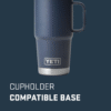 Rambler 20 Oz Travel Mug, Stainless Steel, Vacuum Insulated with Stronghold Lid