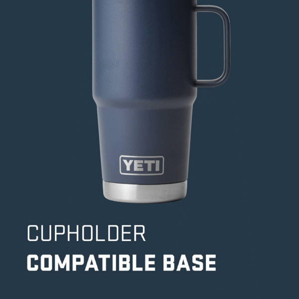 Rambler 20 Oz Travel Mug, Stainless Steel, Vacuum Insulated with Stronghold Lid