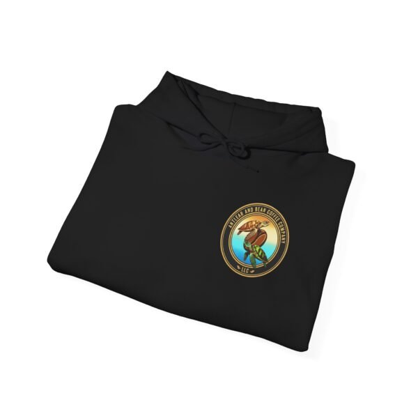 Cozy Sea Turtle Hooded Sweatshirt with Unique Design, Perfect for Coffee Lovers, Casual Wear, Gift for Holidays, Unisex Apparel