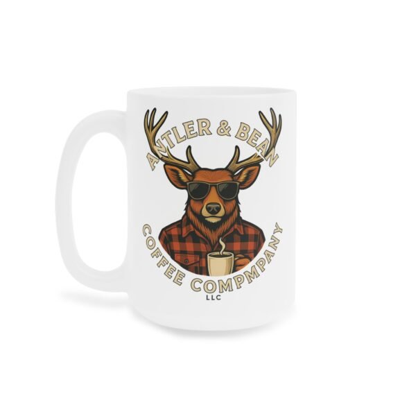 Buck with sunglasses| Antler & Bean | Rustic Gifts for Him, Camping, Home Decor, Campfire Mug, Unique Kitchenware