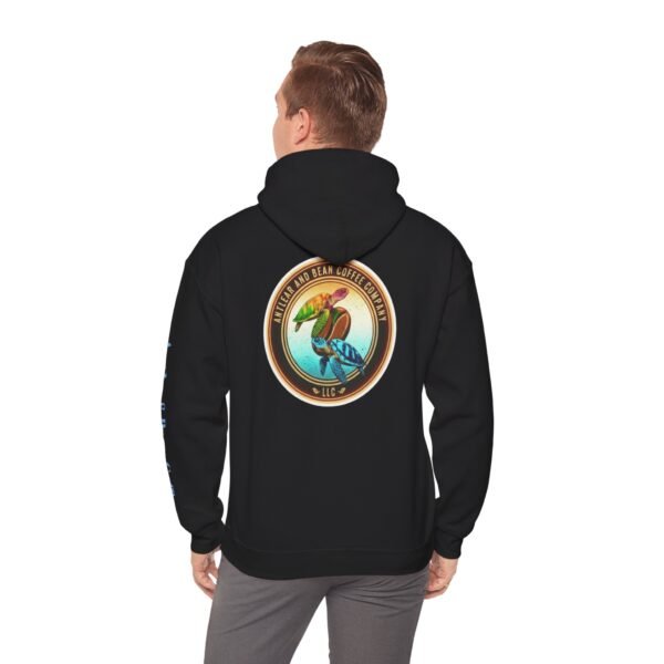 Cozy Sea Turtle Hooded Sweatshirt with Unique Design, Perfect for Coffee Lovers, Casual Wear, Gift for Holidays, Unisex Apparel