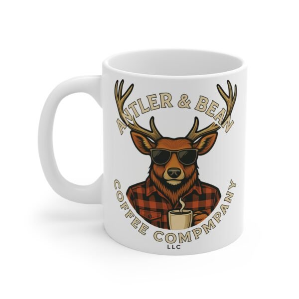 Buck with sunglasses| Antler & Bean | Rustic Gifts for Him, Camping, Home Decor, Campfire Mug, Unique Kitchenware