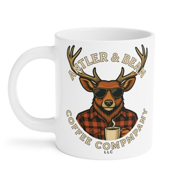 Buck with sunglasses| Antler & Bean | Rustic Gifts for Him, Camping, Home Decor, Campfire Mug, Unique Kitchenware