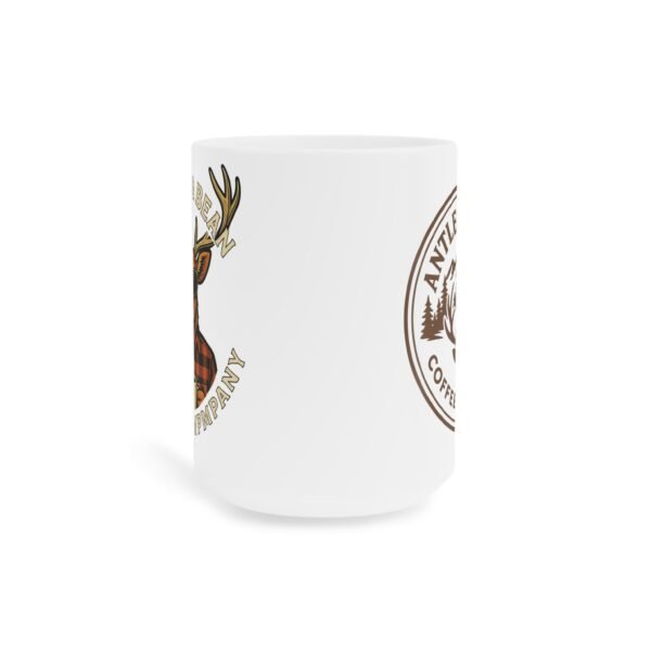 Buck with sunglasses| Antler & Bean | Rustic Gifts for Him, Camping, Home Decor, Campfire Mug, Unique Kitchenware